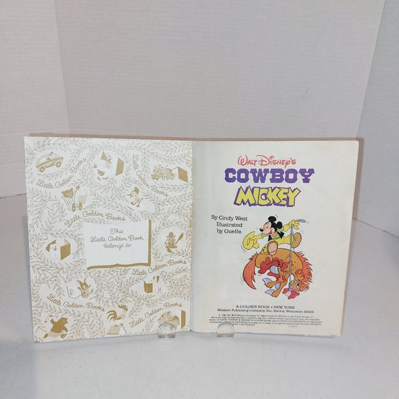 Vtg Little Golden Books Walt Disney's Mickey Mouse lot of 3 - Picture 3 of 4